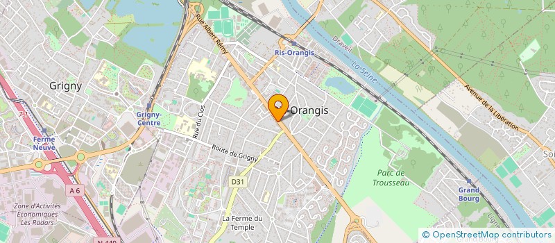 localisation de l'entreprise RS MARKET 91  RIS-ORANGIS
