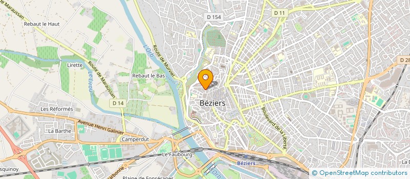 localisation de l'entreprise RS MEDIA à BEZIERS