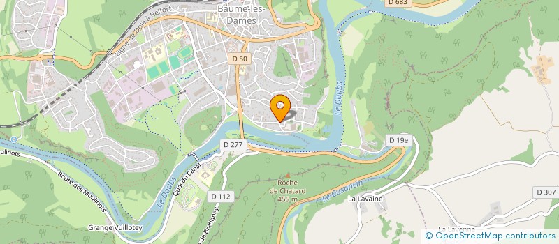 localisation de l'entreprise RS METAFER à BAUME-LES-DAMES