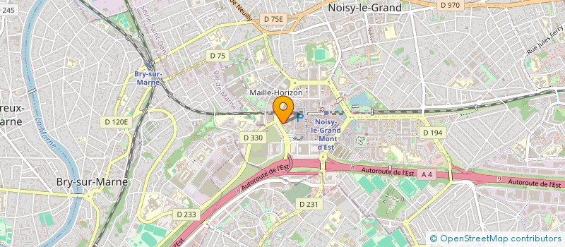 localisation de l'entreprise RS MUSIC EURL à NOISY-LE-GRAND