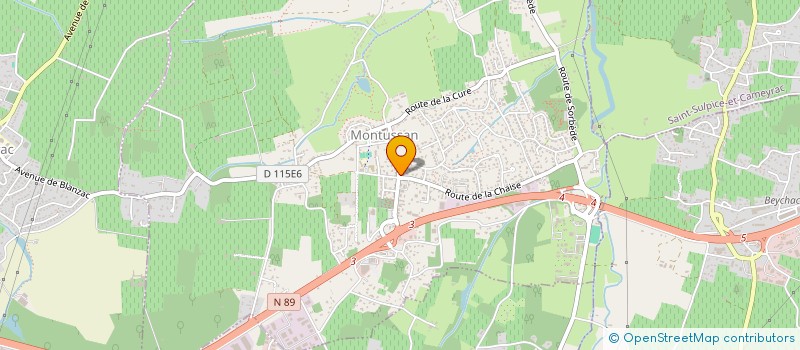 localisation de l'entreprise RS NAUTIC AQUITAINE  MONTUSSAN