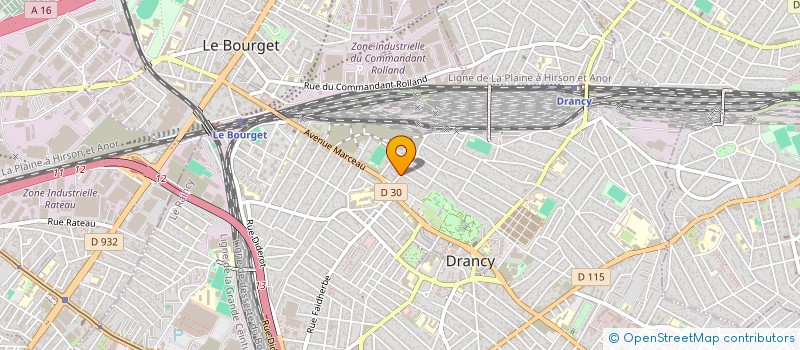 localisation de l'entreprise RS NETTOYAGE à DRANCY