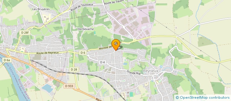 localisation de l'entreprise RS OBJECTIF PATRIMOINE à REYRIEUX