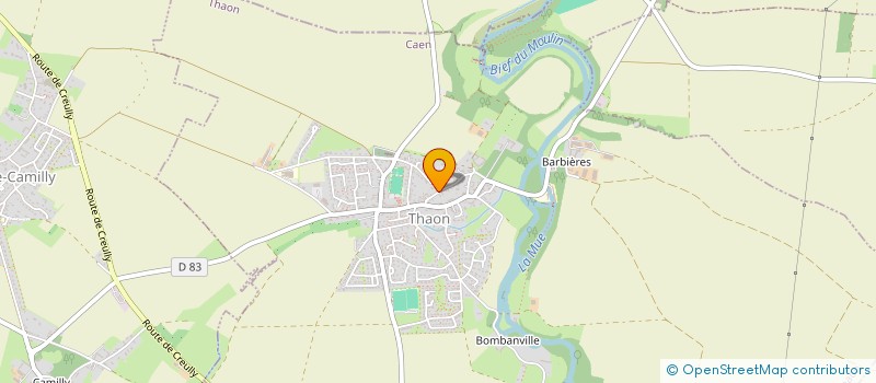 localisation de l'entreprise RS OPTIQUE  THAON