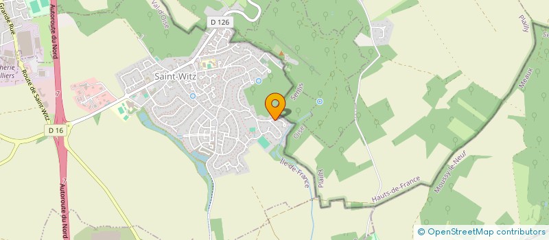 localisation de l'entreprise RS PARTNERS  SAINT-WITZ