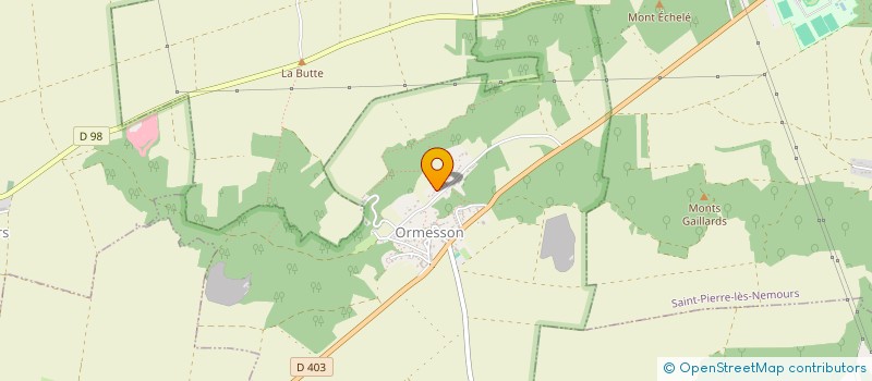 localisation de l'entreprise RS PEINTURE  ORMESSON