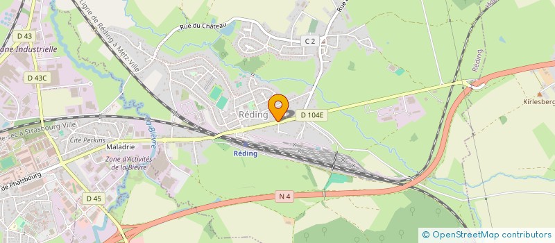 localisation de l'entreprise RS-PELLET  SARREBOURG