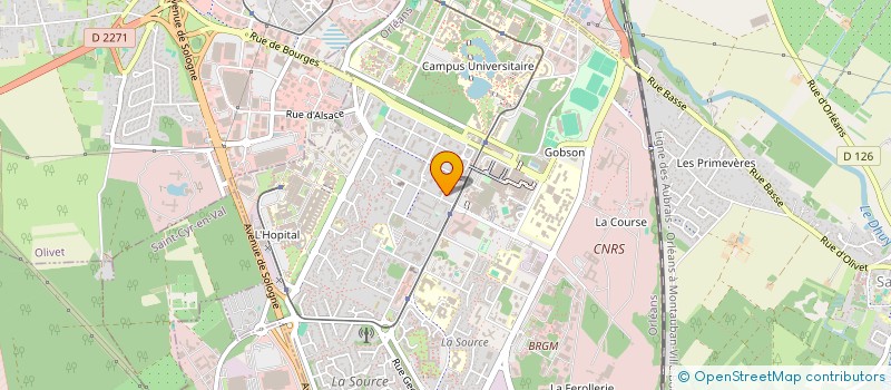 localisation de l'entreprise RS PRESTA  ORLEANS