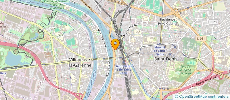 localisation de l'entreprise RS PRO à SAINT-DENIS