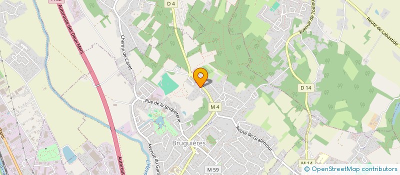 localisation de l'entreprise RS PRO PLOMBERIE  BRUGUIERES