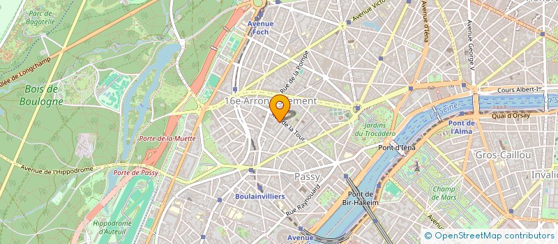 localisation de l'entreprise RS PROD  PARIS