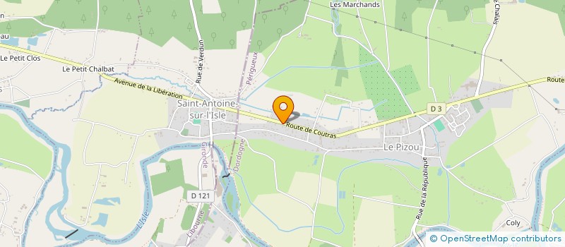 localisation de l'entreprise RS PROJECT  SAINT-MEDARD-DE-GUIZIERES