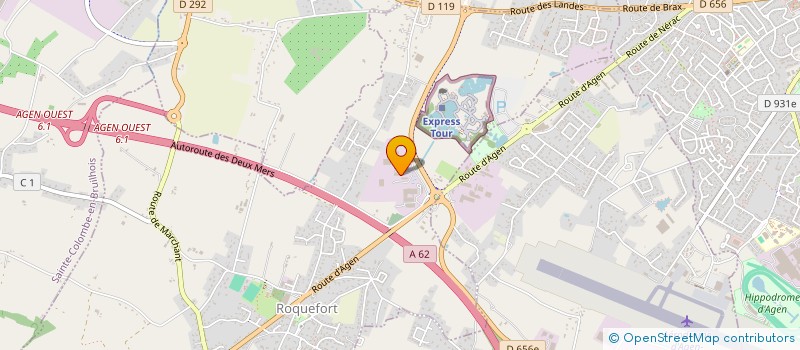 localisation de l'entreprise RS PROJET 35  ROQUEFORT