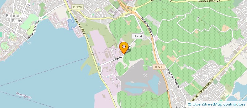 localisation de l'entreprise RS PROJET 42 à FRONTIGNAN