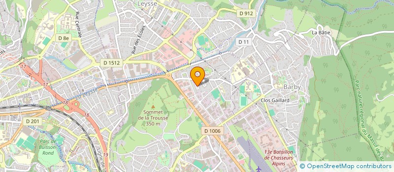 localisation de l'entreprise RS RACING  LA RAVOIRE