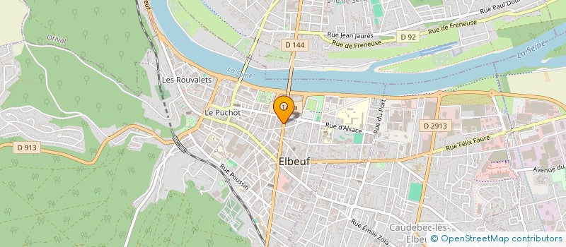 localisation de l'entreprise RS REVETEMENT  ELBEUF