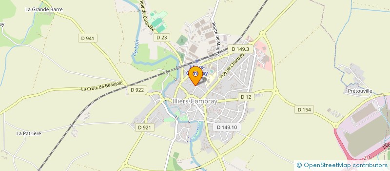 localisation de l'entreprise RS ROBOTIC à ILLIERS-COMBRAY
