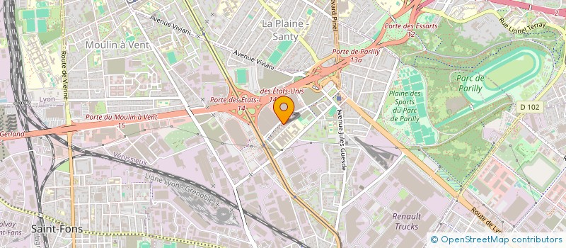 localisation de l'entreprise RS SCHOOL  VENISSIEUX