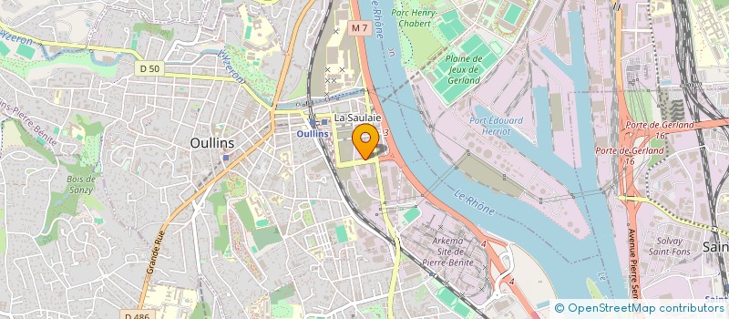 localisation de l'entreprise RS SCREEN  OULLINS-PIERRE-BENITE