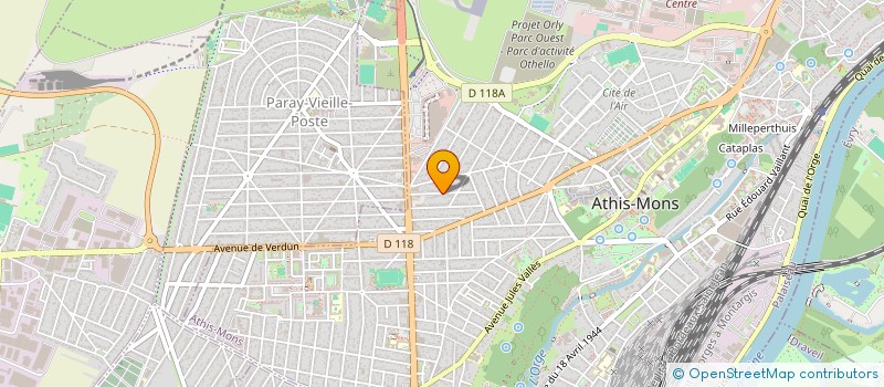 localisation de l'entreprise RS SERVICE à ATHIS-MONS