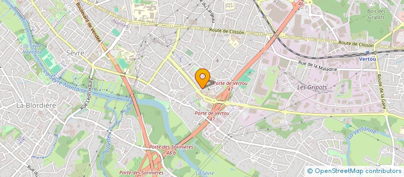localisation de l'entreprise RS SERVICES 44 à VERTOU