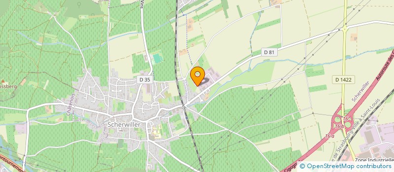 localisation de l'entreprise RS SOLUTIONS  SCHERWILLER