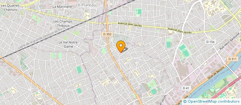 localisation de l'entreprise RS SPEDITION BTP à BEZONS