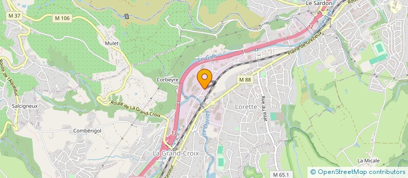 localisation de l'entreprise RS. SPORTS  LORETTE