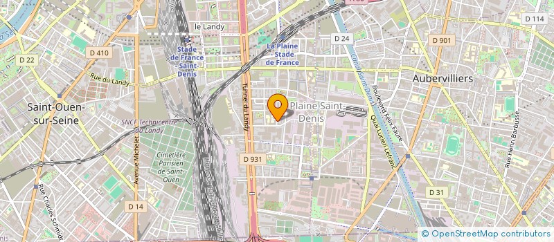 localisation de l'entreprise RS TAXI  SAINT-DENIS