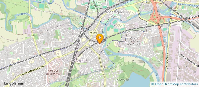 localisation de l'entreprise RS TAXI à STRASBOURG