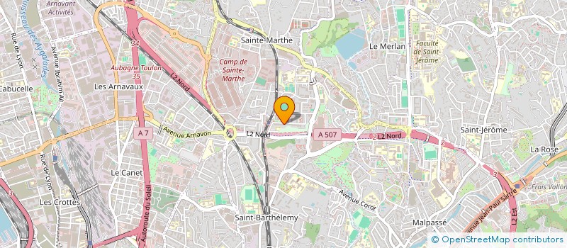 localisation de l'entreprise RS TEAM  MARSEILLE