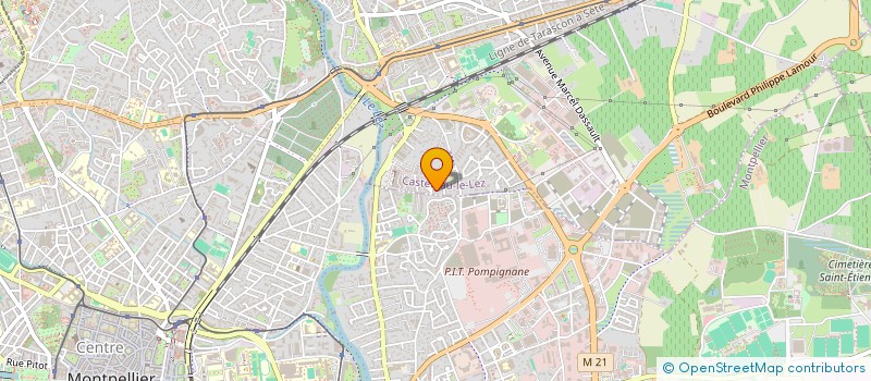 localisation de l'entreprise RS'TRANSPORTS 30 à CASTELNAU-LE-LEZ