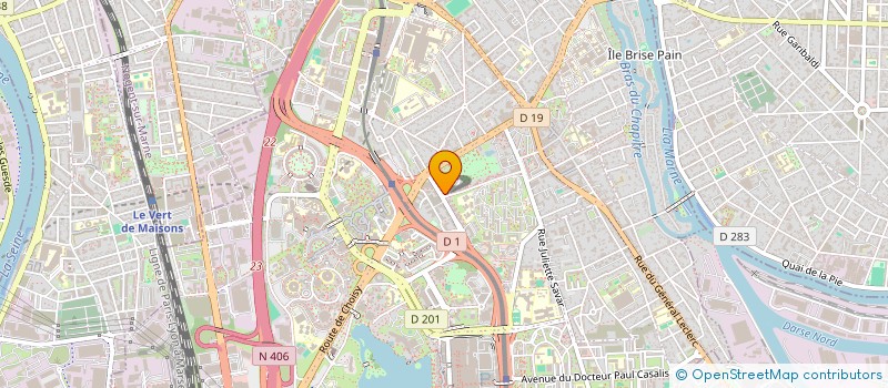 localisation de l'entreprise RS TRANSPORTS à CRETEIL
