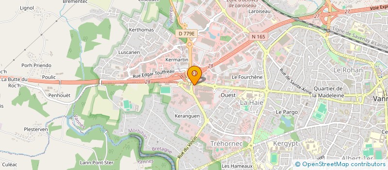 localisation de l'entreprise RS VANNES à VANNES