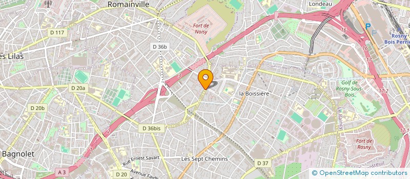 localisation de l'entreprise RS VIANDES à ROMAINVILLE