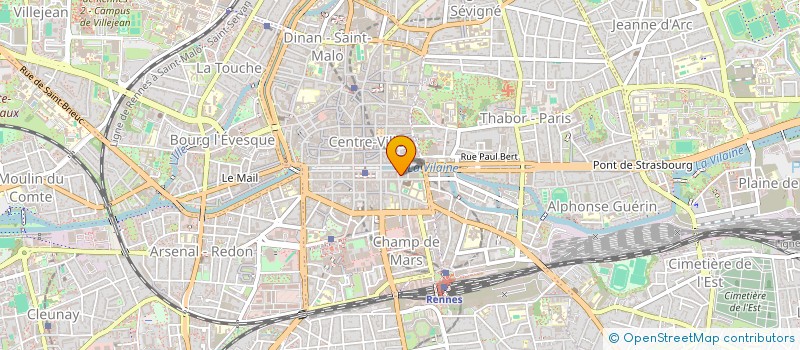 localisation de l'entreprise RS VITRE  VITRE