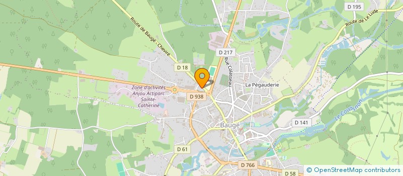 localisation de l'entreprise RS VOYAGES à BAUGE-EN-ANJOU