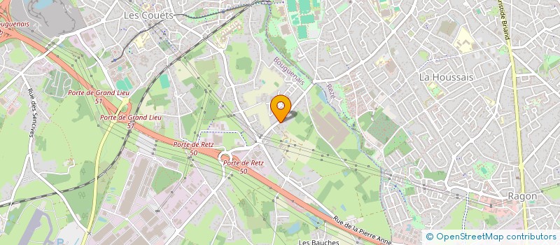 localisation de l'entreprise RS WASH  BOUGUENAIS