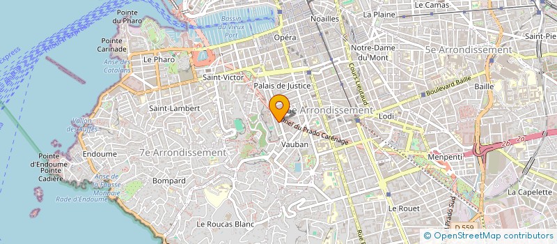 localisation de l'entreprise RS1 INVEST  MARSEILLE