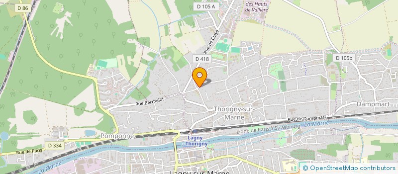 localisation de l'entreprise RS2B  BUSSY-SAINT-GEORGES