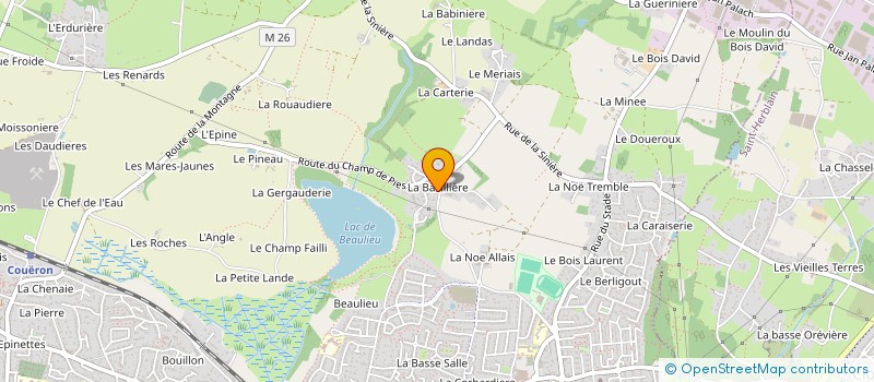 localisation de l'entreprise RS2C à COUERON