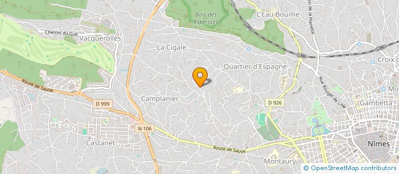 localisation de l'entreprise RS2CM à NIMES