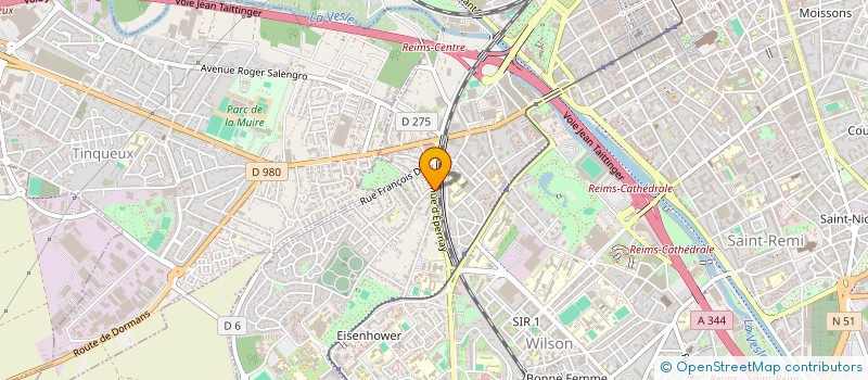 localisation de l'entreprise RS2L2M  REIMS