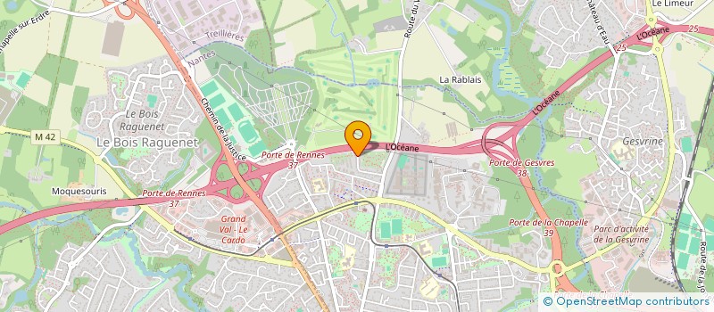 localisation de l'entreprise RS2M BATIMENT à SAINT-HERBLAIN