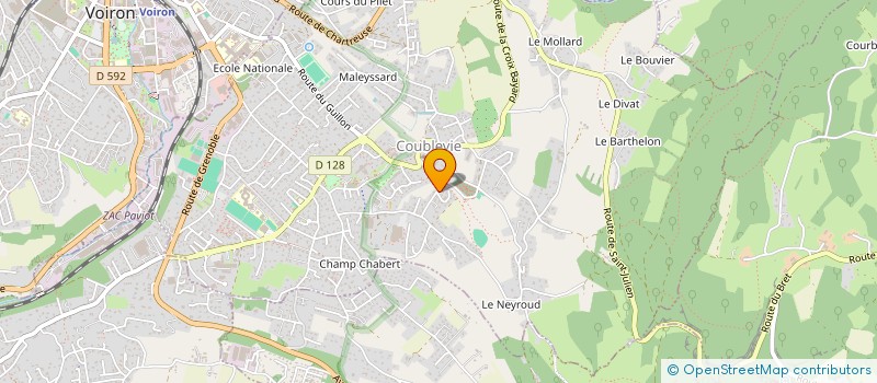 localisation de l'entreprise RS2M IMMO  COUBLEVIE