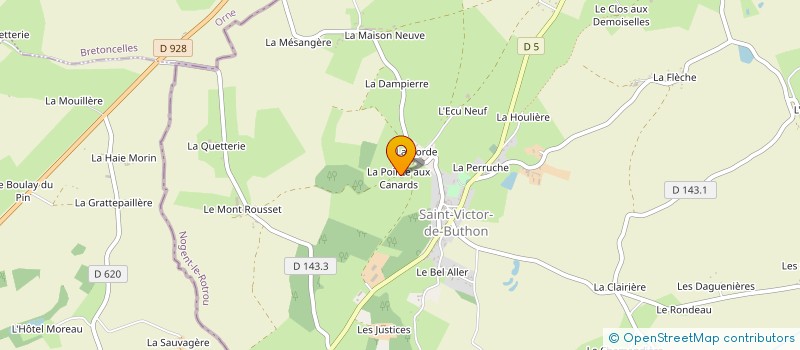 localisation de l'entreprise RS2NP à SAINT-VICTOR-DE-BUTHON