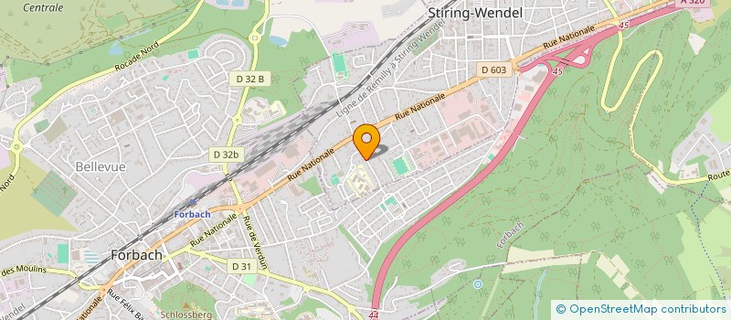 localisation de l'entreprise RSA CUTTING TECHNOLOGIES  STIRING-WENDEL