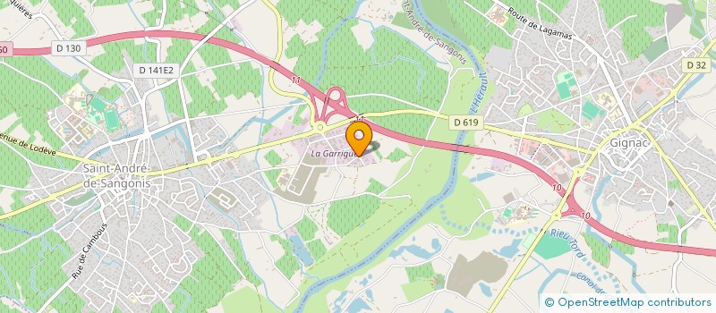 localisation de l'entreprise RSA MAINTENANCE INDUSRIELLE  SAINT-ANDRE-DE-SANGONIS