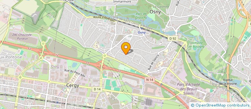 localisation de l'entreprise RSA (ROMECKI SERVICE AUTOMATIQUE)  OSNY