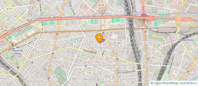 localisation de l'entreprise RSA TELECOM à PARIS